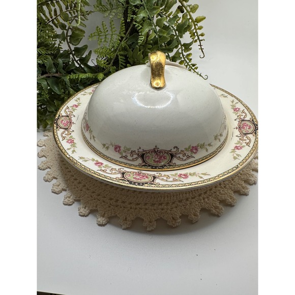 Vintage Theodore Haviland Limoge Butter Dish - Picture 1 of 8